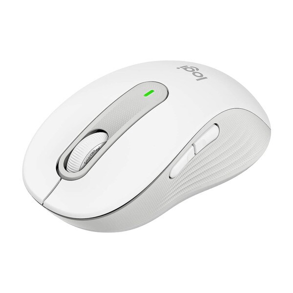 Logitech Signature M650 Silent Bluetooth Mouse - White